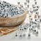 6 Pack: Alphabet Acrylic Cube Craft Beads by Bead Landing™, 5.5mm